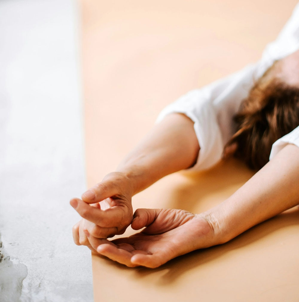 Entspannung bei einer Wellnessanwendung im Hotel Fanny